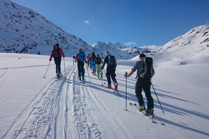 Im Val Maighels unterwegs
