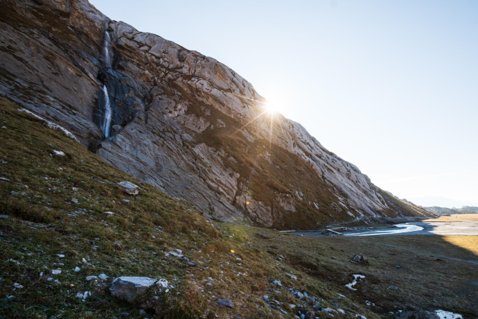 Wasserfall Segnesboden
