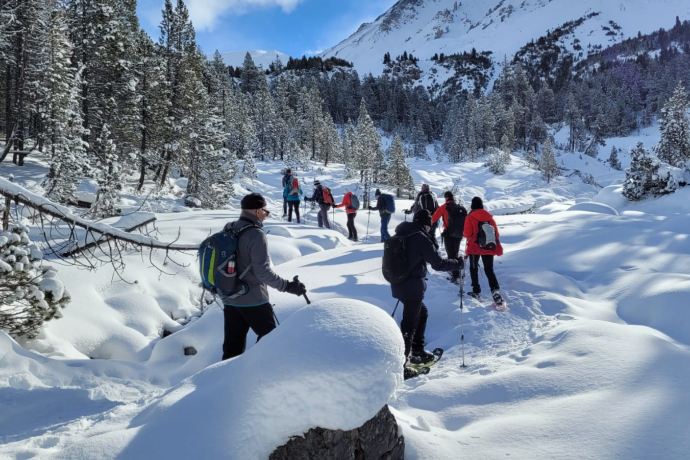 Escursione guidata con le ciaspole