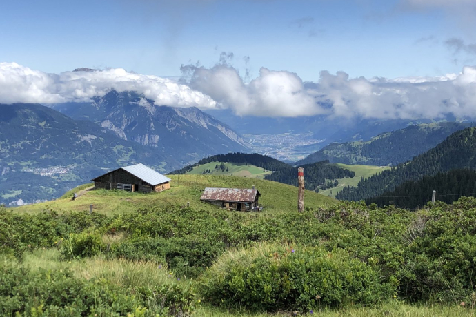 Die Dutjer Alp. Ein einmaliger Aussichtspunkt.