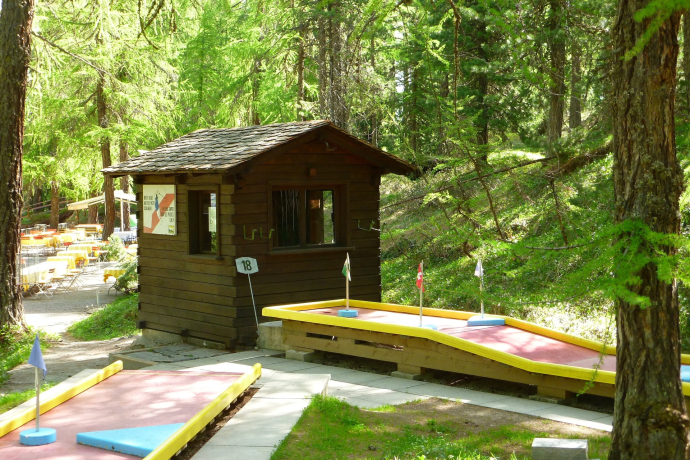 Minigolf beim Hotel Waldhaus