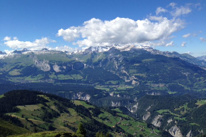 Blick vom Tenner Chrüz