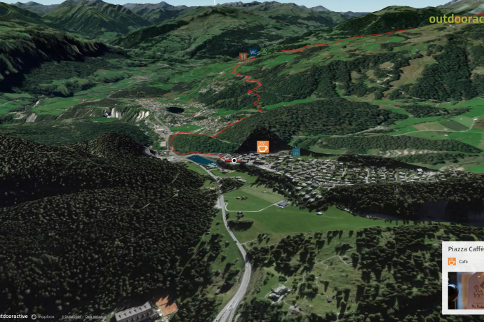 Mountainbike-tour in Flims Laax Falera: Alp Dadens (11S)