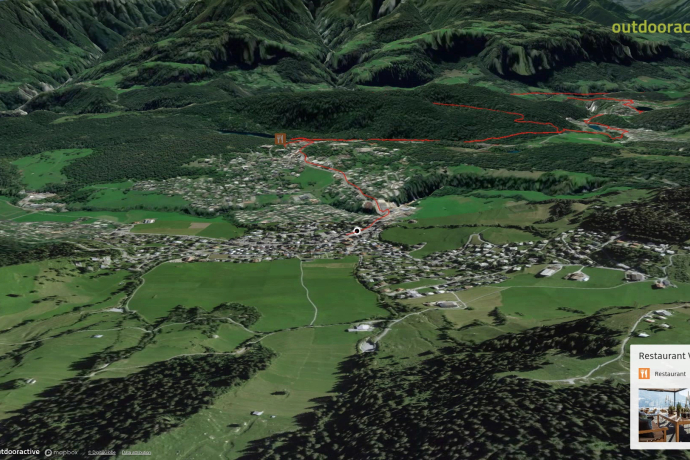 Escursione mountain bike a Flims Laax Falera: E-Bike Kulinarik Trail - La senda dils gusts (252)