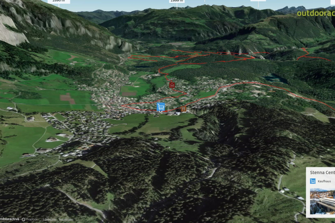 Radtour in Flims Laax Falera: Rheinschlucht-Umrundung mit dem Gravel Bike