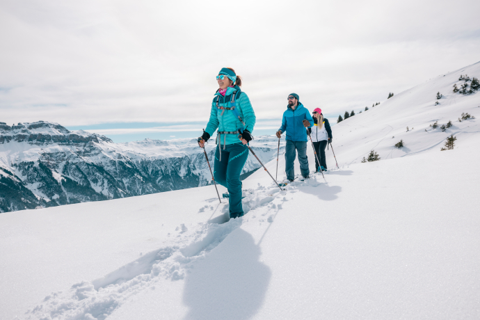 Snowshoe trail Panüöl -Prodalp