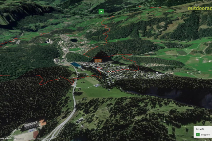 Radtour in Flims Laax Falera: Von Laax über die Sonnenhänge der Surselva zum Panixersee