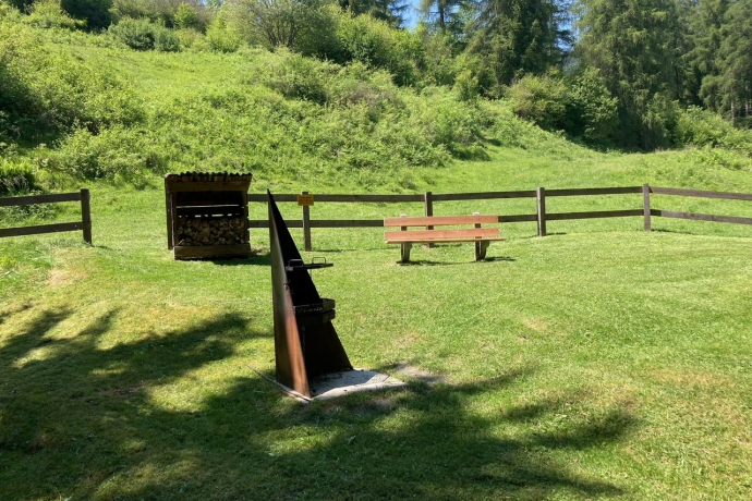 Fireplace old shooting range Tartar