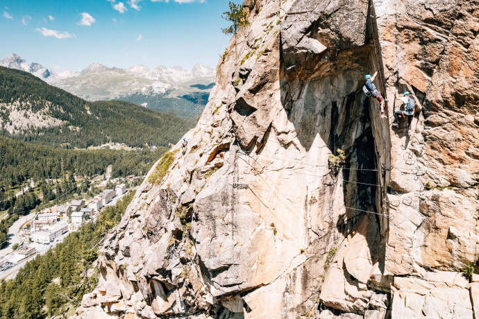 Via ferrata La Resgia