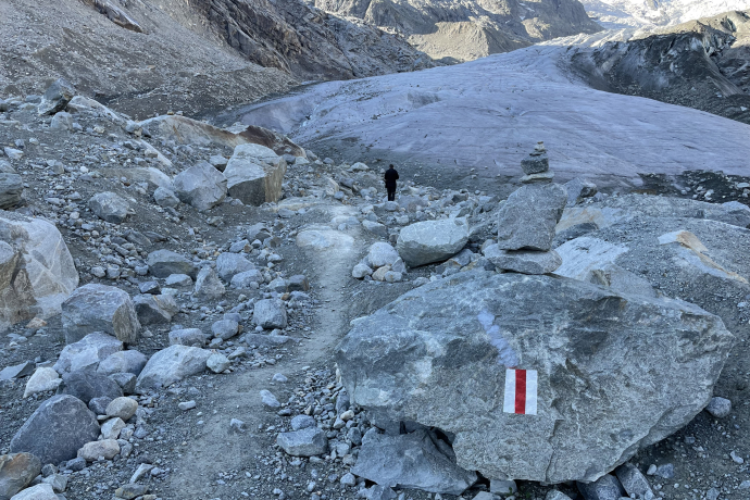 Blick auf die Gletscherzunge