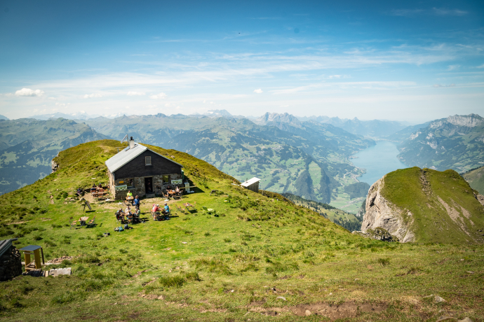 Alvierhütte 2343 m ü. M.