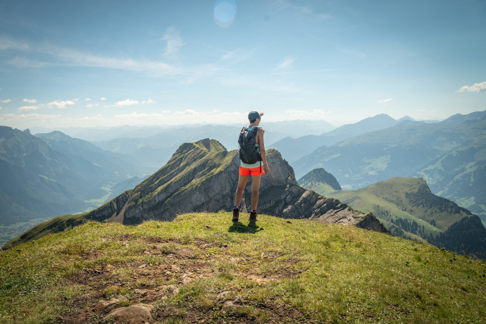 Aussicht auf der Wanderung zum Alvier.