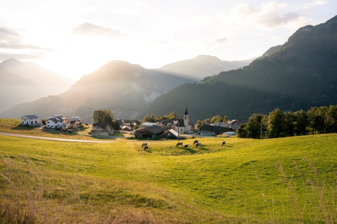Sunrise Urmein Heinzenberg
