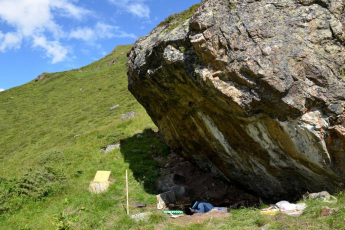 Val Urschai, Abri Urschai - endneolithische Fundstelle