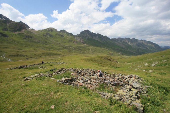 Dokumentationsarbeiten im Fimbertal.