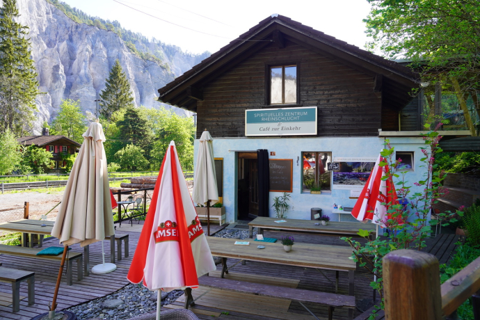 Café zur Einkehr in der Rheinschlucht Café zur Einkehr in der Rheinschlucht