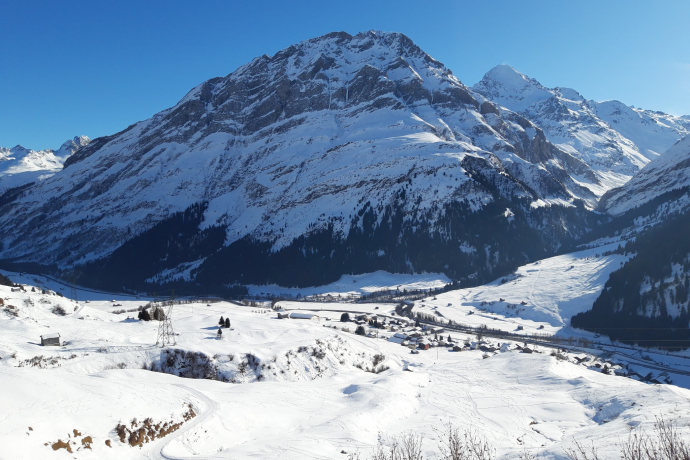 Nufenen sledding route