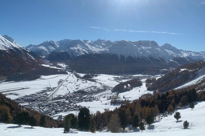 Sicht von der Alp Muntatsch