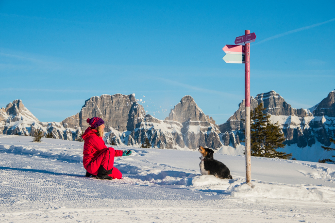Winter hiking Cafrida - Prodalp