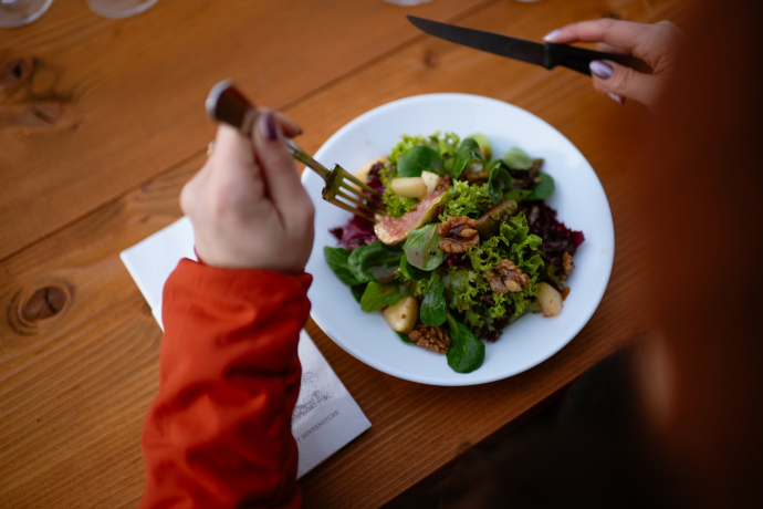 Vorspeise im Restaurant Sennästube