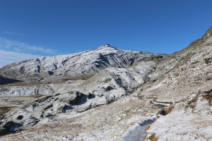 Gesteinslandschaften auf der Greina im Herbst