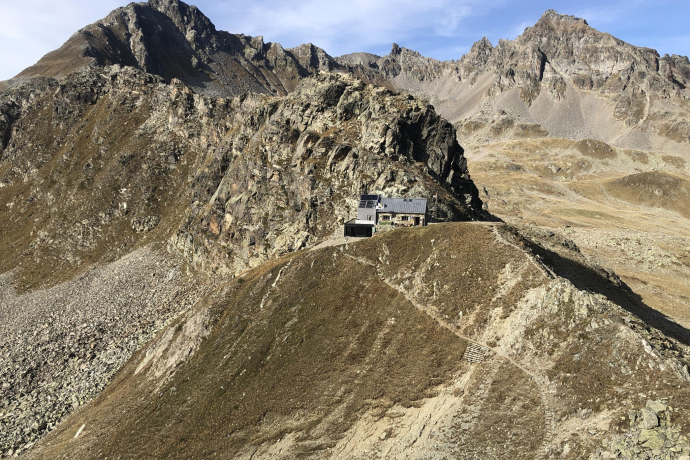 Die Medelserhütte nach dem Umbau von 2023