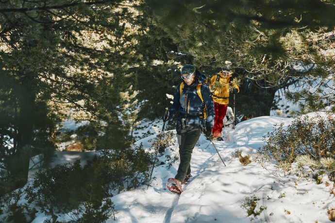 Snowshoe tour from S-charl to Lü in Val Müstair (oua_97300220_image)