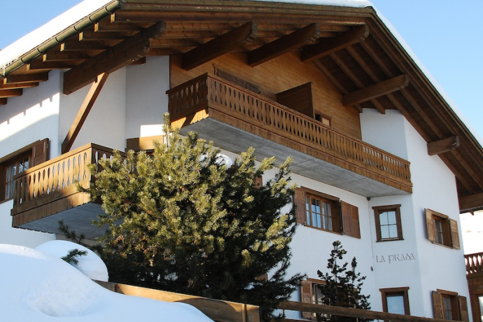 Ferienwohnung La Prada Seipel - Ansicht Winter