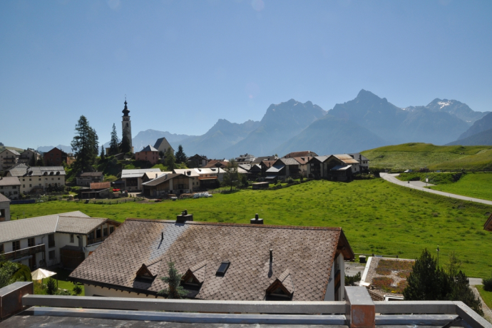 Aussicht auf die Unterengadiner Bergwelt