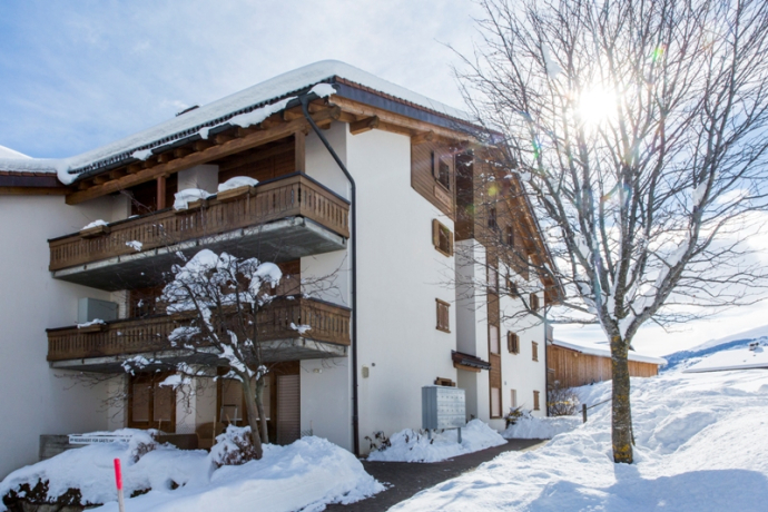 Ferienwohnung Davos Caplan Ledermann - Ansicht Winter