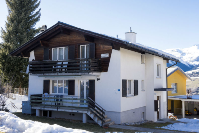 Ferienwohnung Foppihüs - Ansicht Winter