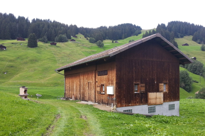 Maiensäss Bostg, Brigels, vue extérieure