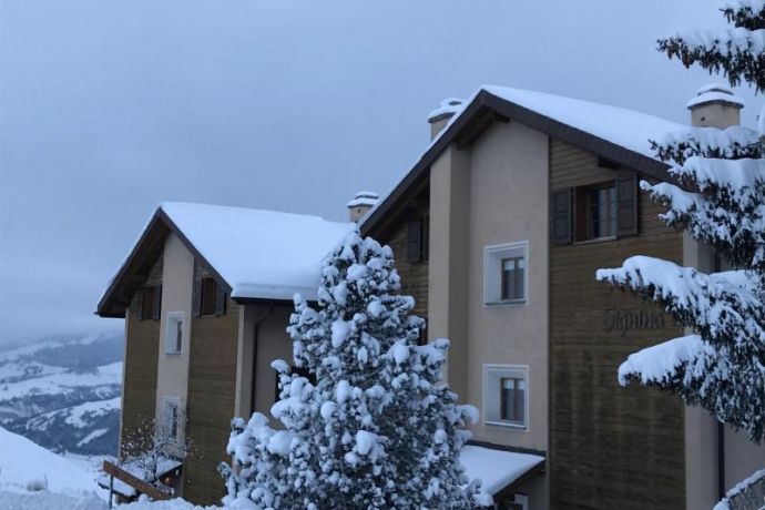 Ferienwohnung Signina Brun - Ansicht Winter