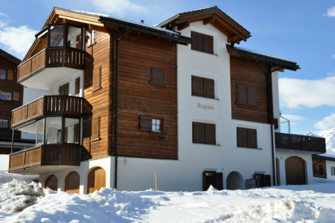 Ferienwohnung Arzgruoba, Missanenga - Ansicht Winter