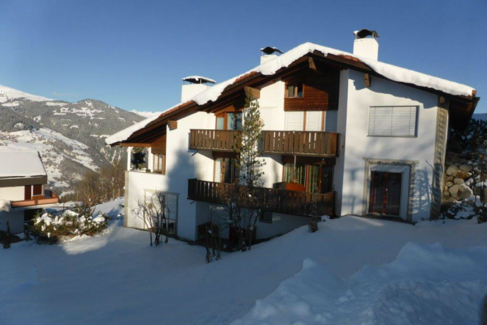 Ferienwohnung Casa Siala Baer - Ansicht Winter