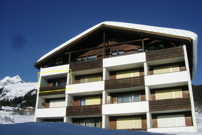 Ferienwohnung Flurina 19 - Ansicht Winter