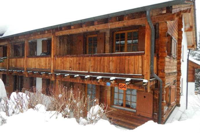 Ferienwohnung Cresta 70 - Ansicht Winter