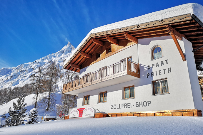 Apart Prieth und der Hausberg Piz Ot