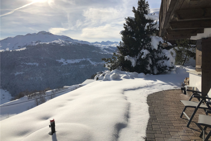 Ferienwohnung Bijou - Terrasse Aussicht