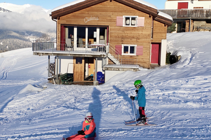 Haus Cadena Miraniga - Ansicht Winter