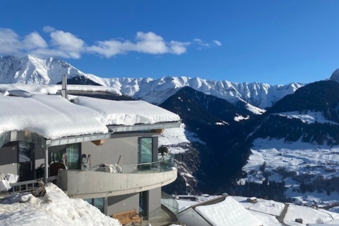 Ferienwohnung Schwalbennest - Ansicht Winter