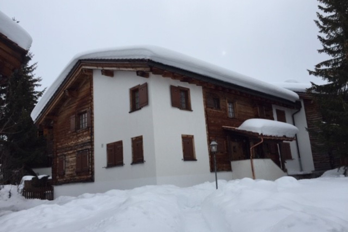 Ferienwohnung Cresta Hunziker - Ansicht Winter