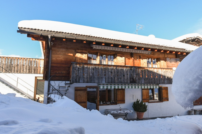 Ferienwohnung Chützehüs - Ansicht Winter