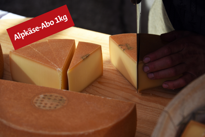 Feinster Alpkäse direkt nach Hause geliefert.