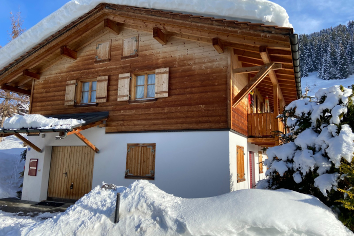 Ferienwohnung Chalet 63 - Ansicht Winter