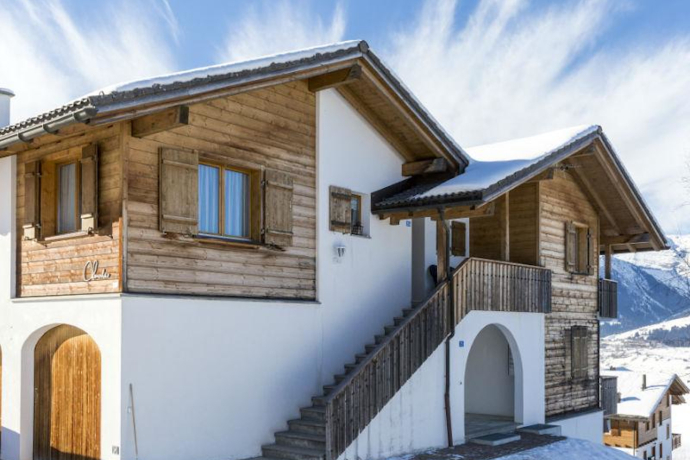 Chumahüs, Miraniga - Ansicht Winter