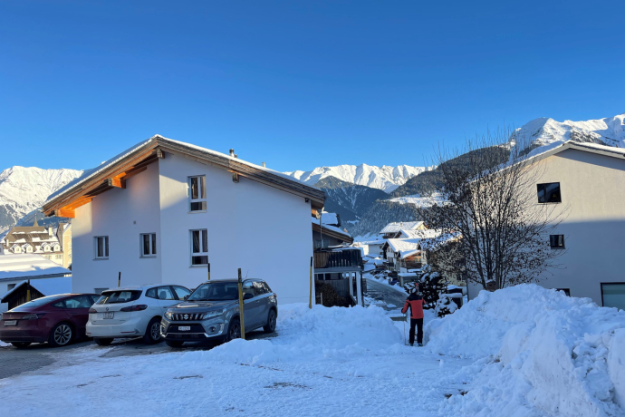 Maisonette Apartment Fretli - View Winter