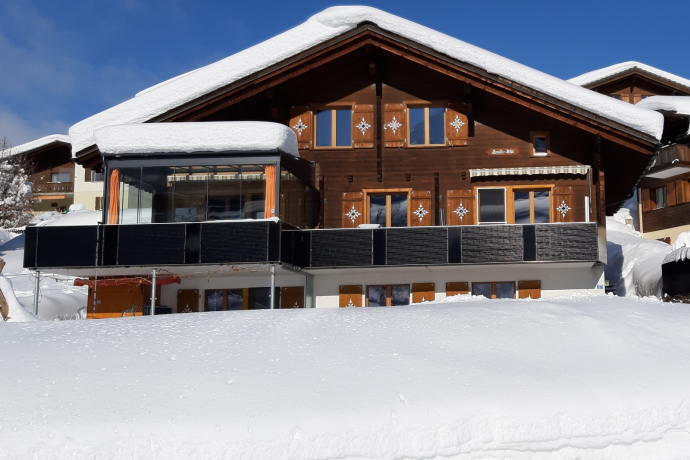Ferienwohnung Schweizer - Ansicht Winter