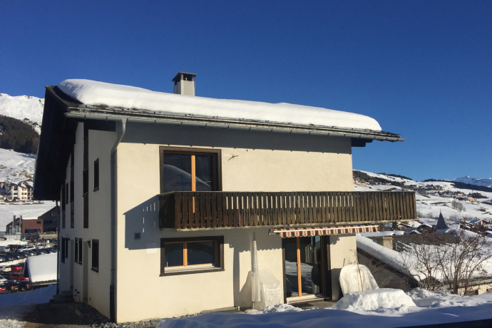 Ferienwohnung Sumsiaras - Ansicht Winter