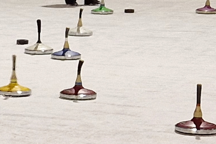 Eisstockschiessen in Obersaxen-Misanenga